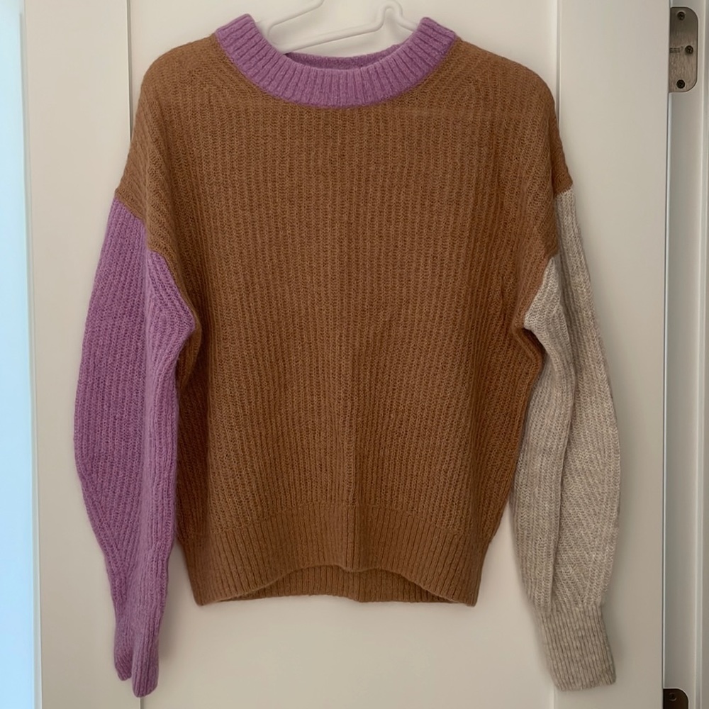 Everlane oversized alpaca crew